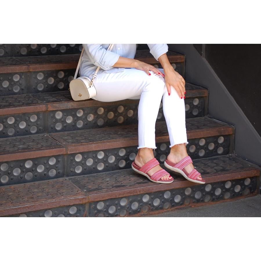 【並行輸入品】Dearfoams Women's Original Comfort Blair Slip On Double Band Slid_9
