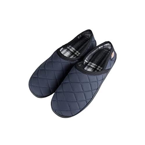 【並行輸入品】Dickies ウルトラソフトキルト メンズ ネイビー コンフォートスリッパ / スリッポン 低反発クッション インドア\u0026アウトド_9
