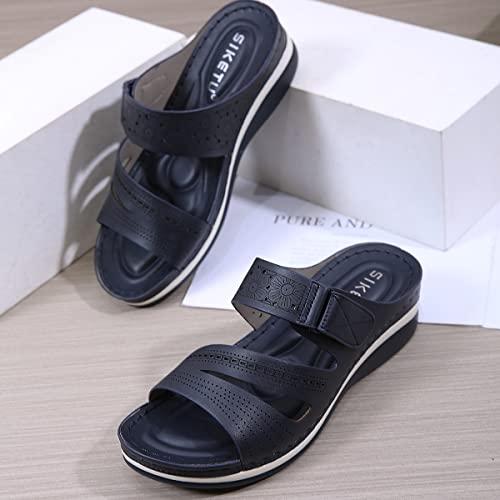 【並行輸入品】JOEupin Womens Summer Orthotic Arch Support Slides Sandals Ladieの画像