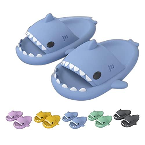 【並行輸入品】LELEBEAR Shark Slippers, Cartoon Shark Beach Slippers for Women_1