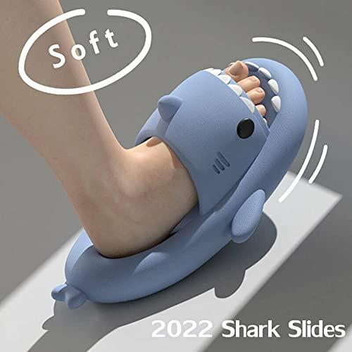 【並行輸入品】LELEBEAR Shark Slippers, Cartoon Shark Beach Slippers for Women_4