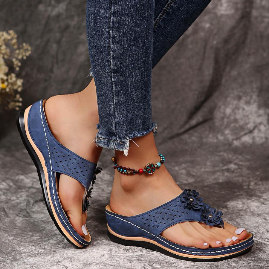 【並行輸入品】Orthopedic Sandals for Women, Women Comfortable Slippers with Arの画像
