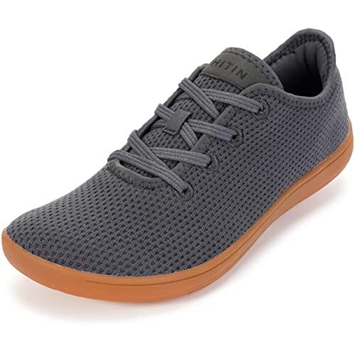 【並行輸入品】WHITIN Wide Toe Box Shoes for Men Minimalist Barefoot Sneakers Z_1