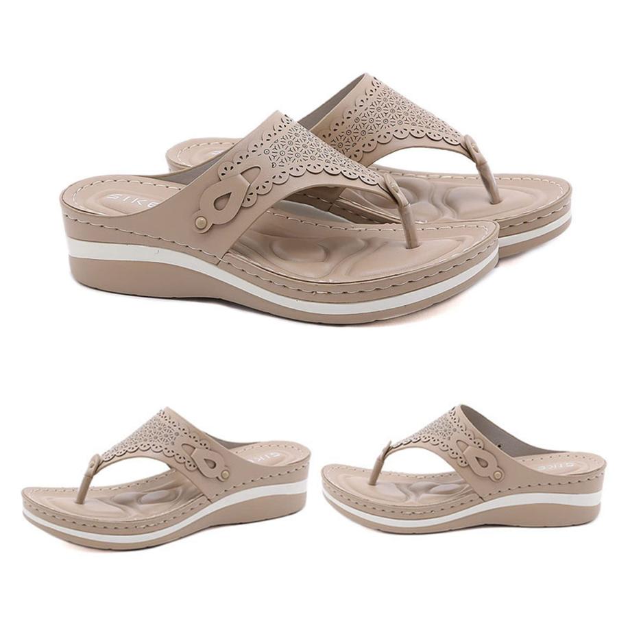 【並行輸入品】oiangi Summer Womens Clip Toe Flip Flops Sandals Fashion Casual_3