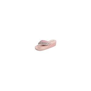 【並行輸入品】Women's Wedge Sandals Rhinestone Thong Platform Flip Flops, Summの画像