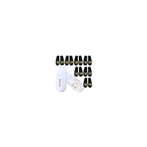【並行輸入品】7組 花嫁用スリッパ ウェディングブライダルスリッパ 花嫁用 ウェディングパーティースリッパ ホワイトスリッパ ウェディング用 パ_2