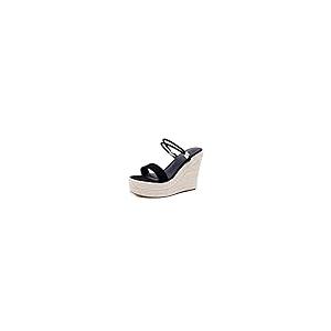 【並行輸入品】Elbslutt Women's Espadrille Platform Wedge Sandals Slides Open Tの画像
