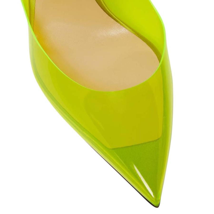 k❤︎様 Vertundy Women's Stiletto Heeled Mules Rhinestone Strap Pointed