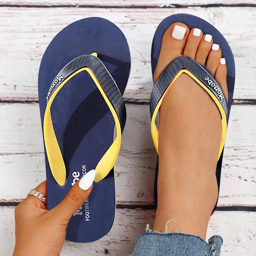 【並行輸入品】SuanlaTDS Slippers for Women Casual Bohemian Beach Shoes Flip Flの画像