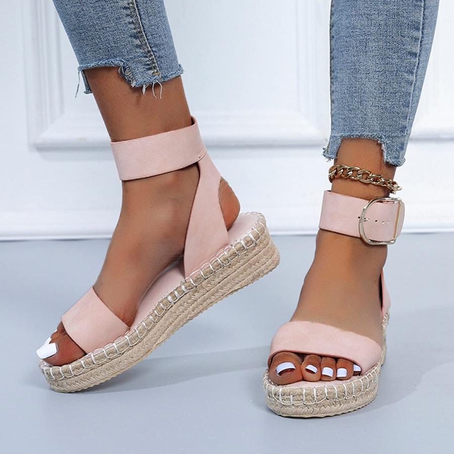 【並行輸入品】Sandals Women's Casual Breathable Wedges Thick Soled Fashion Shoの画像