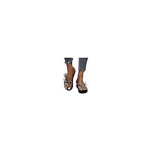【並行輸入品】Shoes Casual Summer Platform Womens Slip Flops Wedge On Flip Ladの画像