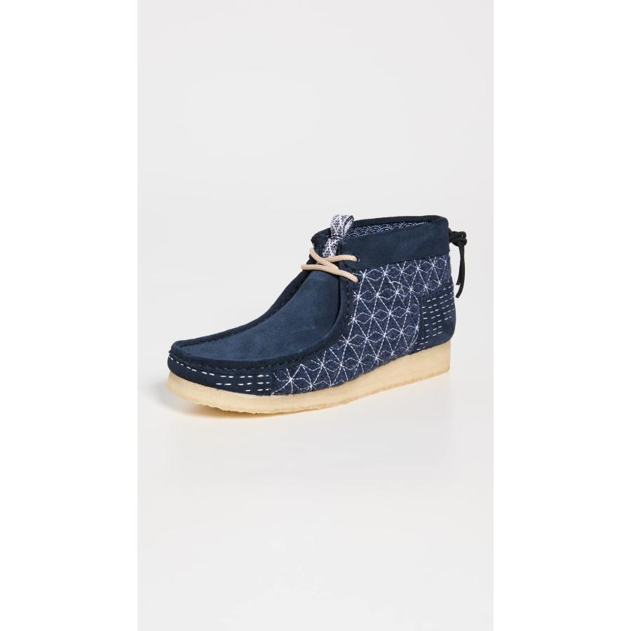 【並行輸入品】Clarks メンズ ワラビーブーツ, ネイビー, 10 Clarks Men's Wallabee Boots, Navy, B |  | 03