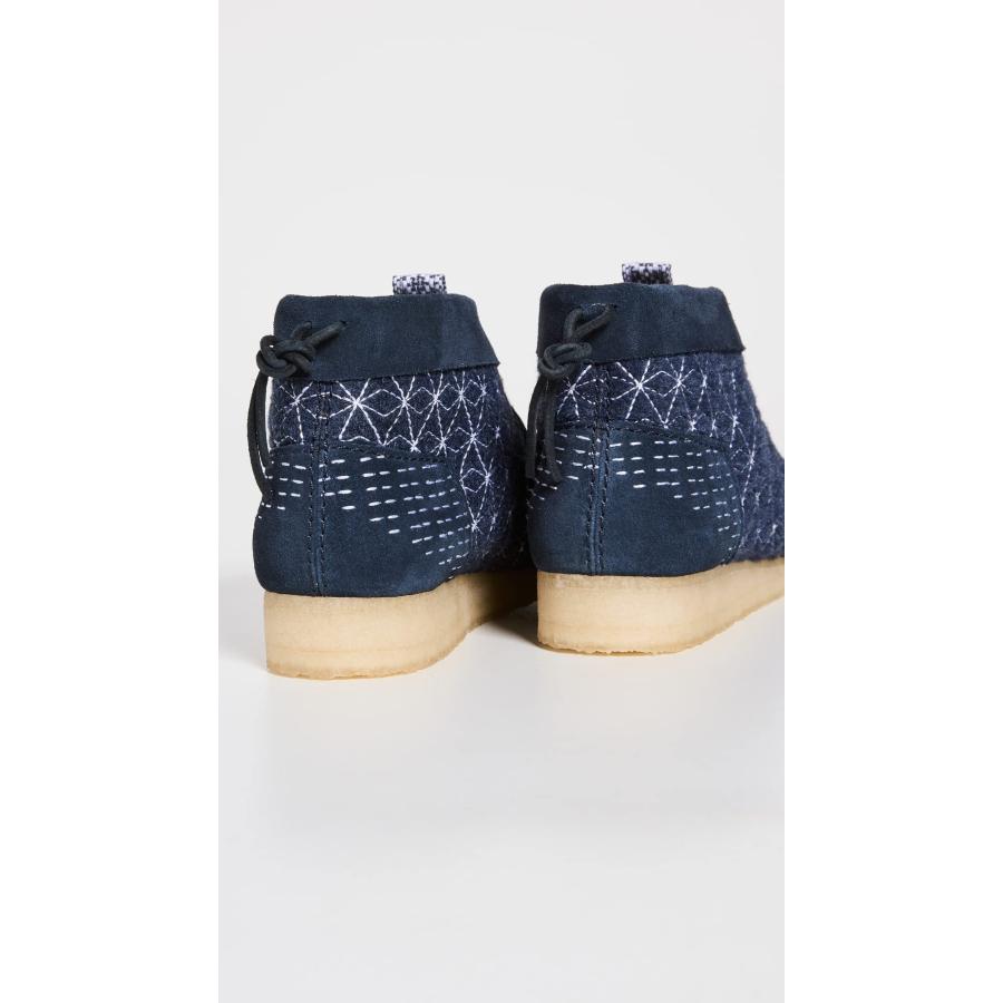 【並行輸入品】Clarks メンズ ワラビーブーツ, ネイビー, 10 Clarks Men's Wallabee Boots, Navy, B |  | 09