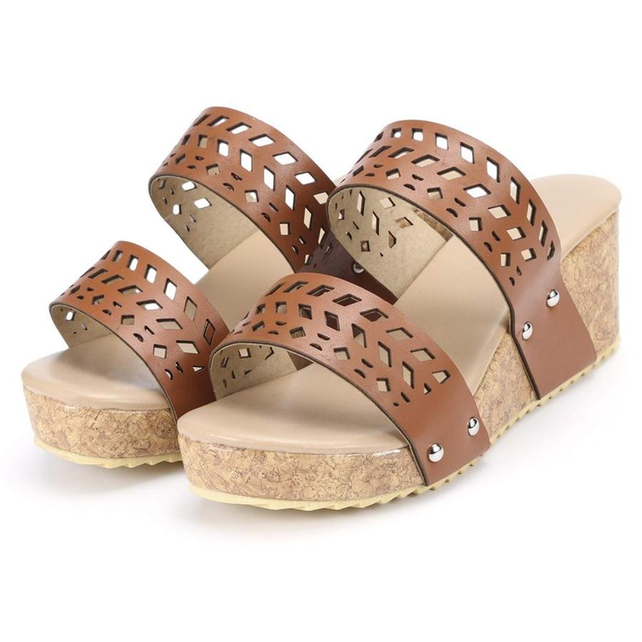 【並行輸入品】Women's Breathable Shoes Wedges Sandals Toe Beach Out Open Summeの画像