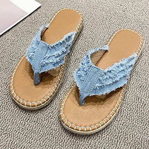 【並行輸入品】Lady Tassel Flip Flops for Women Summer Beach Slippers Slip On Sの画像
