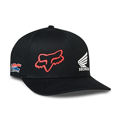 並行輸入品】Fox Racing mens FOX X HONDA FLEXFIT HAT, Black, Small