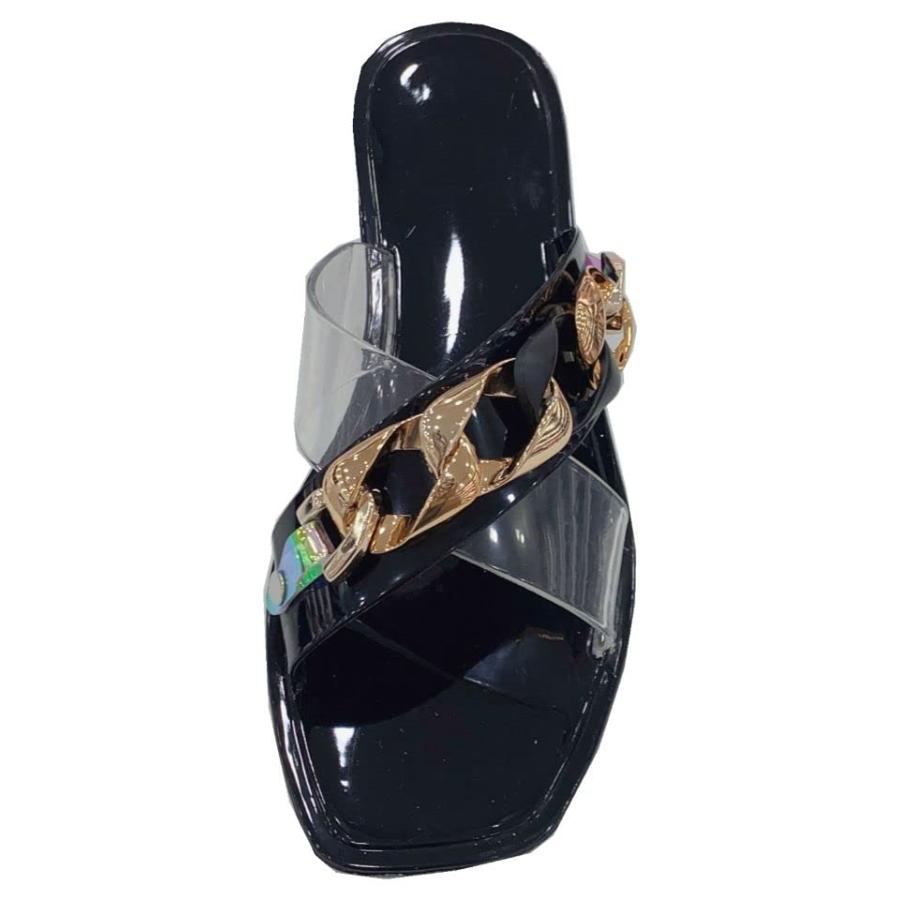 【並行輸入品】Women's Flat Slippers Fashion Slides Outdoor Indoor Beach Jelly_2