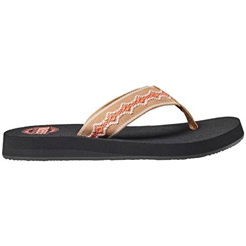 【並行輸入品】Reef レディース サンディ ビーチサンダル, ブラック/タン, 11 Reef Women's Sandy Flip Flop_4