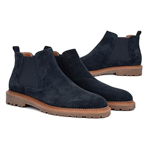 【並行輸入品】Vintage Foundry Co. Men's Blaise, No Lace Shoe, Leather, Round Tの画像