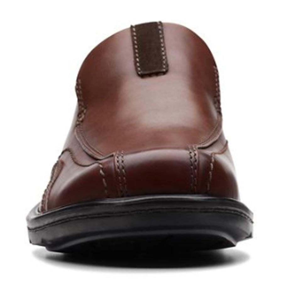 【並行輸入品】Clarks mens Gessler Step Loafer, Dark Tan Leather, 11.5 Wide US_6