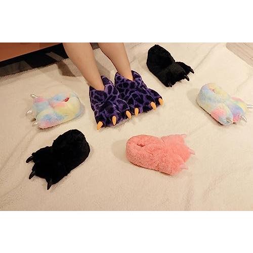 並行輸入品】Aopuro ぬいぐるみ 動物の足跡スリッパ 楽しいノベルティ