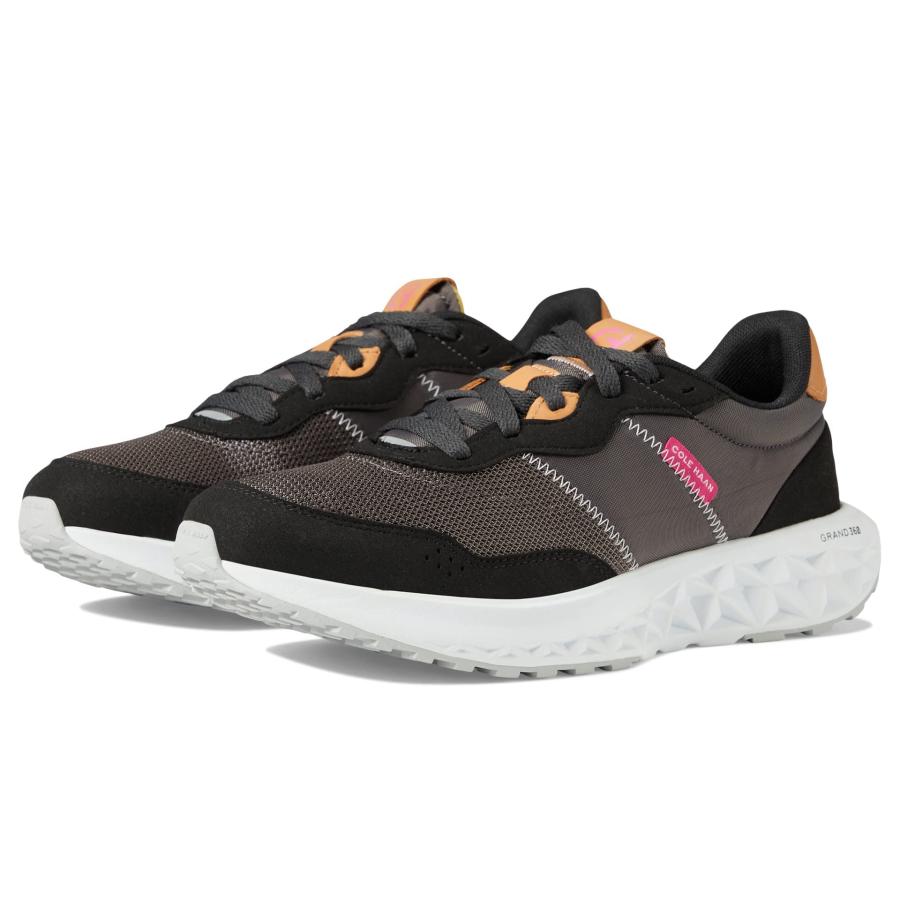 【並行輸入品】Cole Haan レディース Zerogrand All Day Runner スニーカー, ブラック/パヴェメント/オプティッ