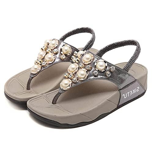 【並行輸入品】YIbing Women Orthopedic Flip Flops Arch Support Summer Sandals Lの画像