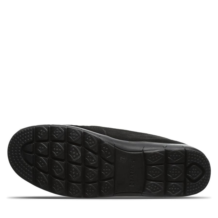【並行輸入品】BEARPAW レディース パリ ブラック スリッパ, ブラック, 9 BEARPAW Women's Paris Black Sの画像