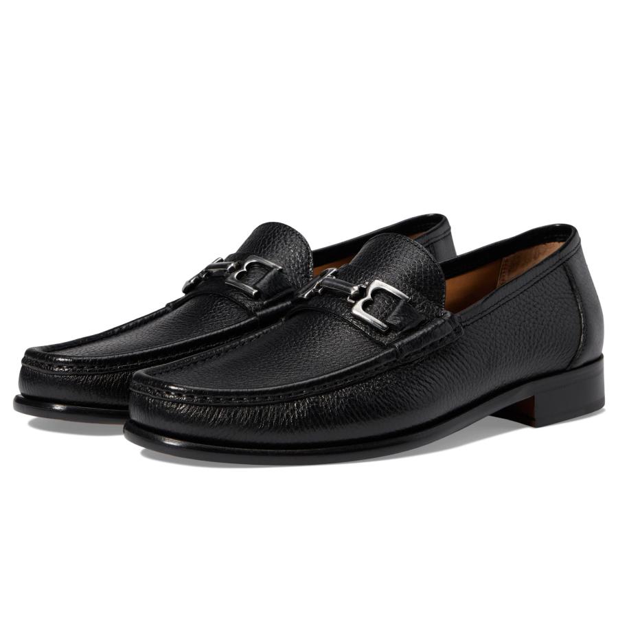 【並行輸入品】ブルーノ・マグリ・トリエステ, ブラックセルボ, 7 Bruno Magli Trieste Black Cervo EU 40の画像