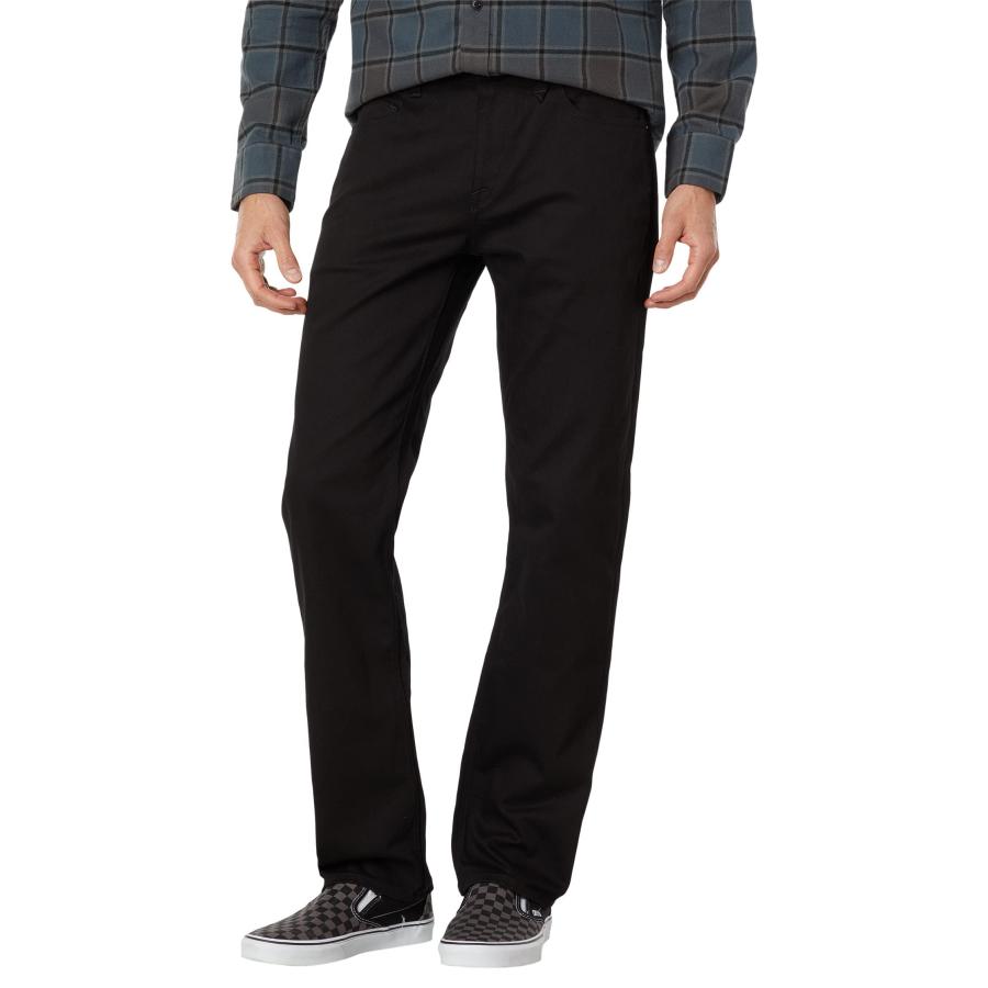 並行輸入品】Volcom メンズ ソルバー デニム ジーンズ, ブラック 