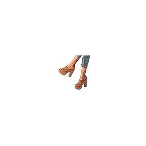 【並行輸入品】Fashion High Slipper Thick Soled Shoes Women's Shoes Lady Mouthの画像