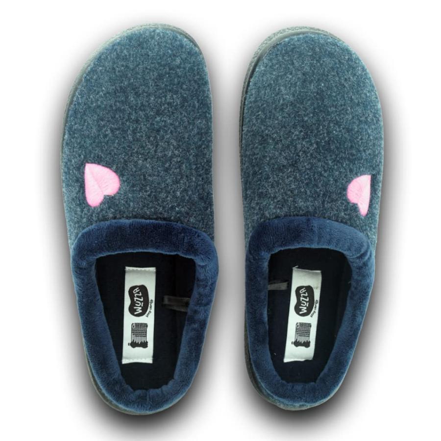 【並行輸入品】WUZZA Women's recycled comfortable, soft, indoor, outdoor slippeの画像