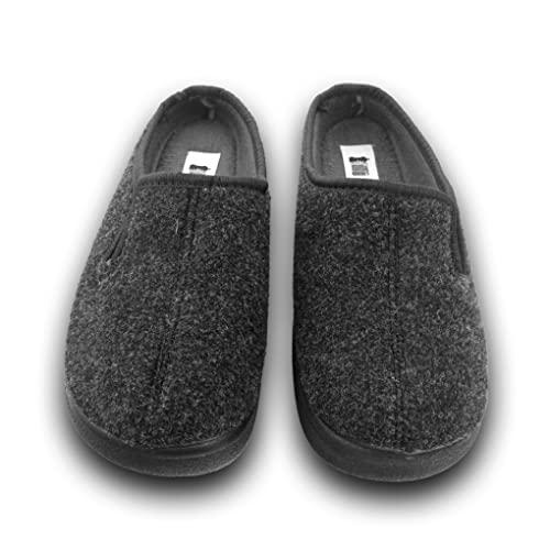 【並行輸入品】WUZZA Men's recycled comfortable, soft, indoor, outdoor slippersの画像