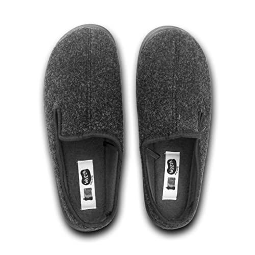 【並行輸入品】WUZZA Men's recycled comfortable, soft, indoor, outdoor slippersの画像