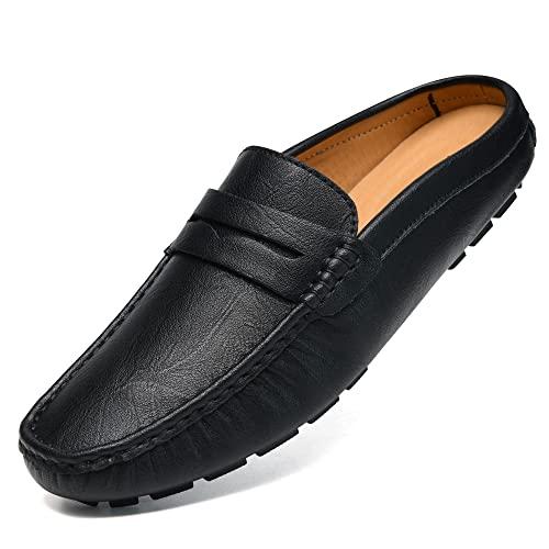 並行輸入品】Boleone メンズ ハンドメイド レザー ミュール クロッグ