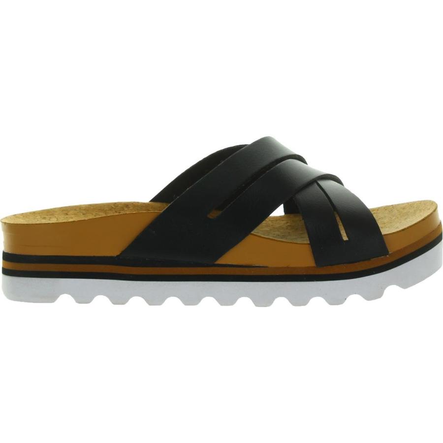 【並行輸入品】Reef レディース クッションブルーム ハイスライドサンダル， ブラック/タン， 9.5 Reef Women's Cushio