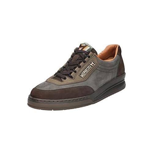 並行輸入品】Mephisto Men's Match Sneaker, Dark Brown, 10.5