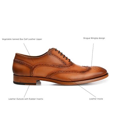 【並行輸入品】TAFT Mens Beck Oxford Dress Shoe with Vegetable Tanned Box Calfの画像