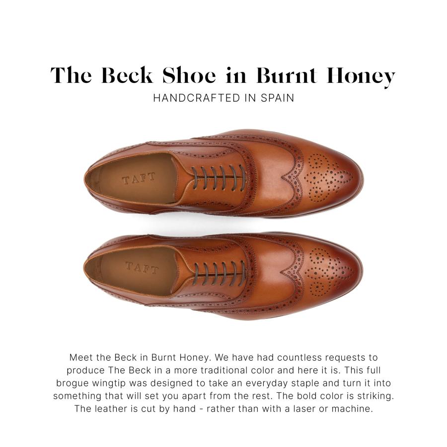 【並行輸入品】TAFT Mens Beck Oxford Dress Shoe with Vegetable Tanned Box Calfの画像