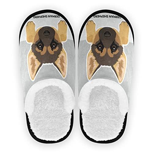 【並行輸入品】Boccsty Cute German Shepherd Dog Spa Slippers House Slippers Memの画像