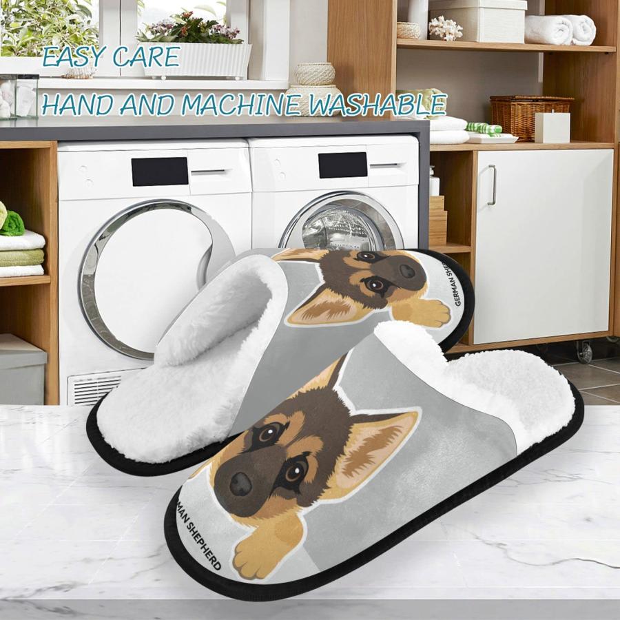 【並行輸入品】Boccsty Cute German Shepherd Dog Spa Slippers House Slippers Memの画像