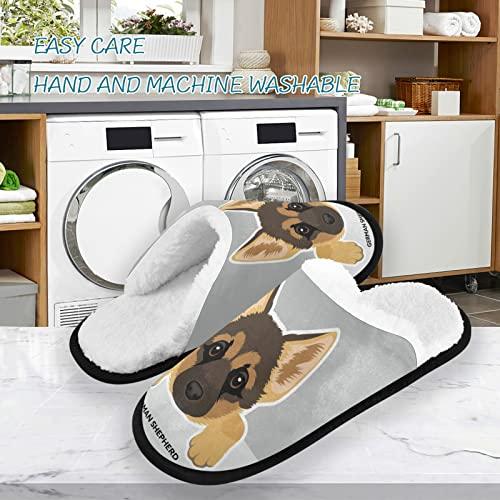 【並行輸入品】Boccsty Cute German Shepherd Dog Spa Slippers House Slippers Memの画像