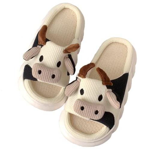 【並行輸入品】レディース メンズ カウスリッパ 枕 サンダル クラウドスライド スリッパ 枕 カウリネン スリッパ 滑り止め 厚底 スリッパ,_1