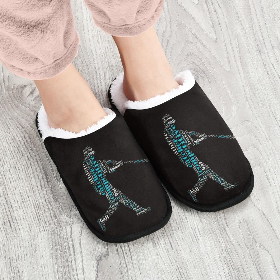 【並行輸入品】Boccsty Baseball Batter Hits The Ball Spa Slippers House Slipperの画像