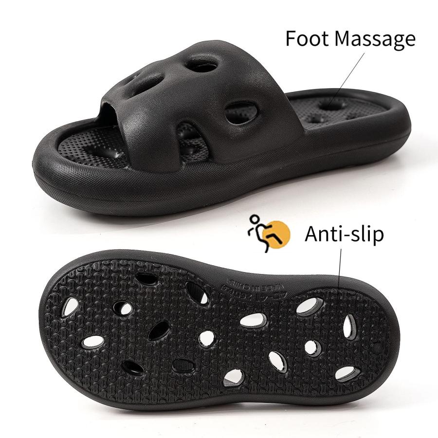 【並行輸入品】ASONGMAKE Shower Shoes Women Men Quick Drying Non Slip Bathroom_3