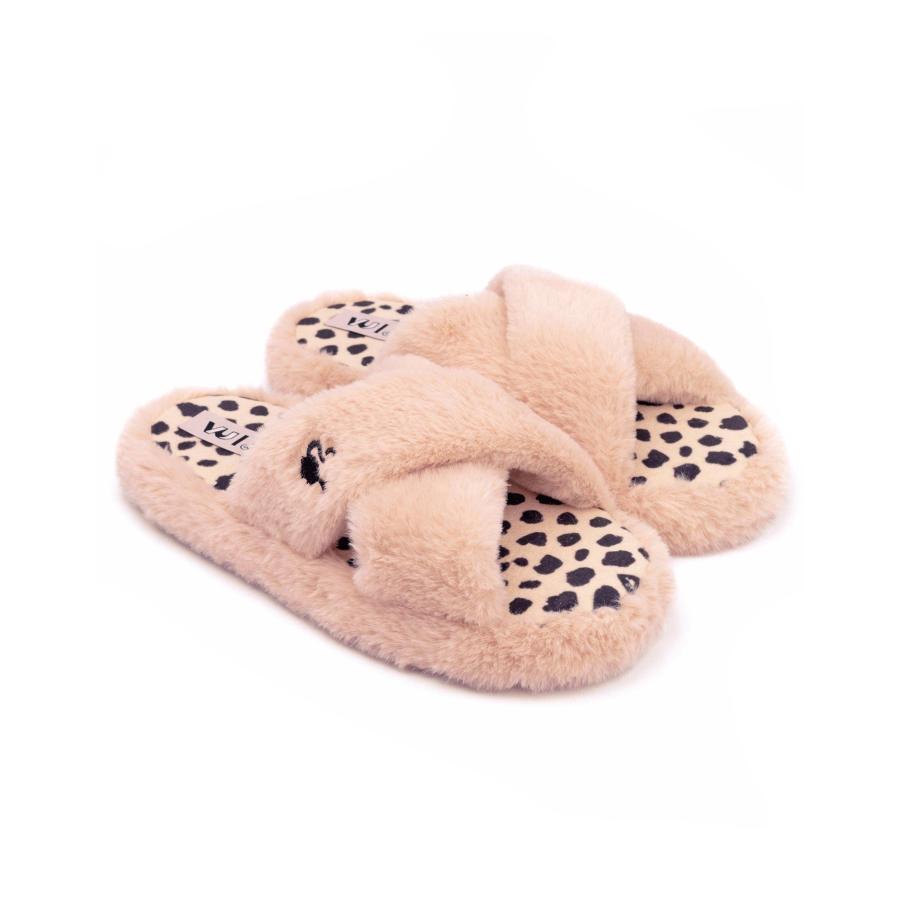 【並行輸入品】Barbie Womens Slippers Ladies Doll Fluffy Cross Strap House Slid_9