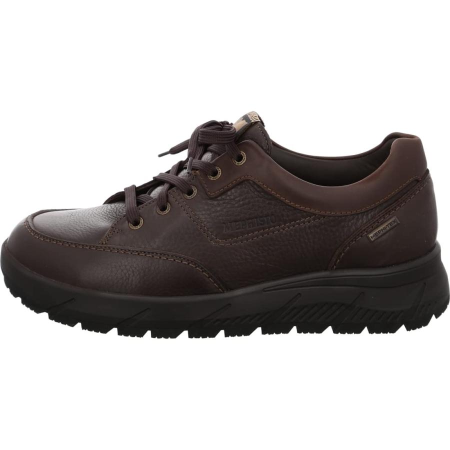 【並行輸入品】Mephisto Mens Riko MT Leather Dark Brown Shoes 10 USの画像