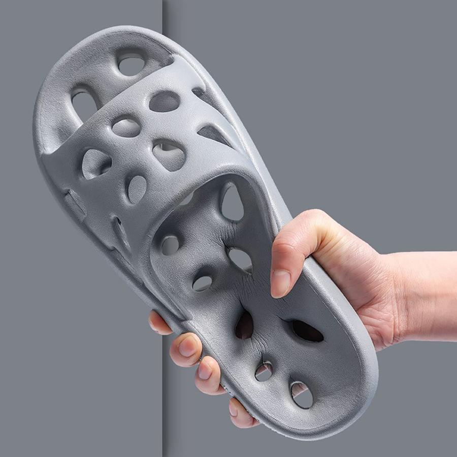 【並行輸入品】QIPILON Women's Men's Shower Slippers Dinner Quick Dry Soft Showの画像