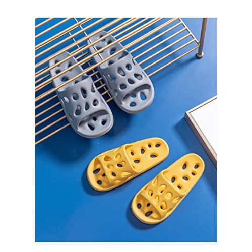 【並行輸入品】QIPILON Women's Men's Shower Slippers Dinner Quick Dry Soft Showの画像