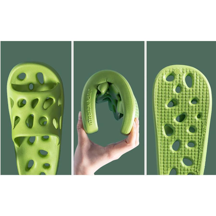 【並行輸入品】QIPILON Women's Men's Shower Slippers Dinner Quick Dry Soft Showの画像
